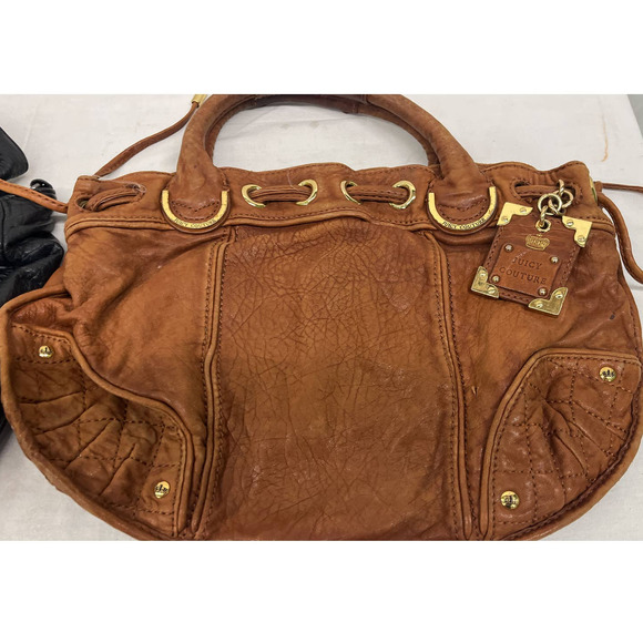 Juicy Couture Handbags - Vintage y2k Juicy Couture Purse - Large Brown Hobo Bag